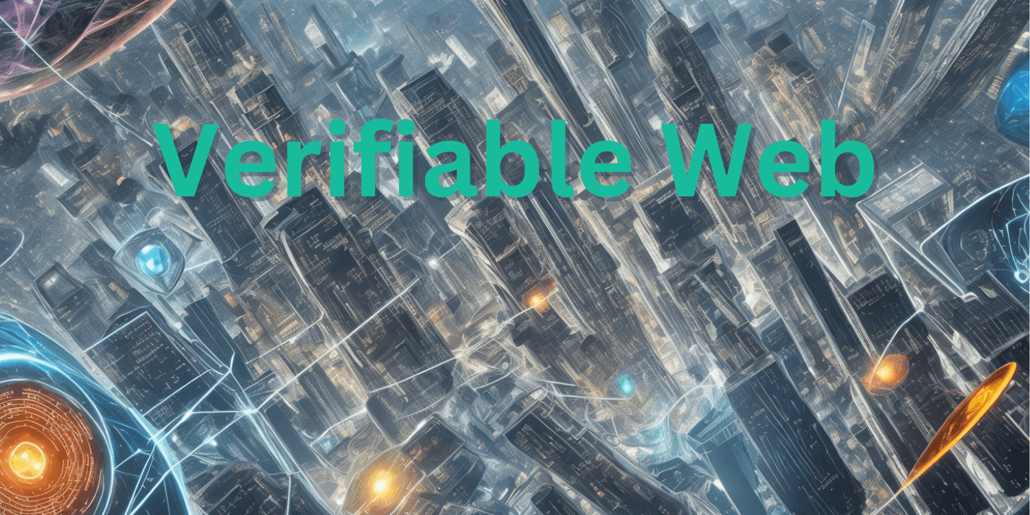 paul simroth; what is the verifiable web, article banner with futuristic landscape